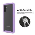 thumbnail image 6 of Galaxy A13 5G (2021) Case Clear, Case Cover for 2021 Samsung Galaxy A13 6.5", Njjex Full-Body Rugged Transparent Clear Back Bumper Case Cover for Samsung Galaxy A13 2021 -Purple, 6 of 10