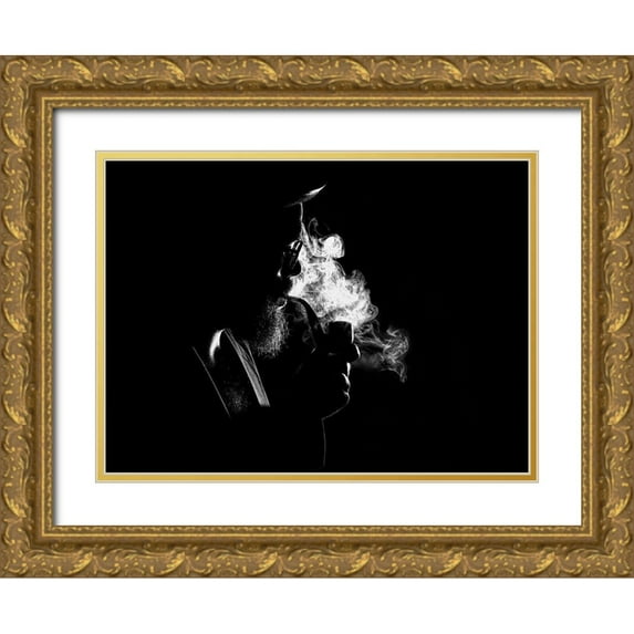 Medeiros, Paulo 24x19 Gold Ornate Wood Framed with Double Matting Museum Art Print Titled - Pipe Dreams