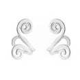thumbnail image 4 of Sonducket 1 par de pendientes de aleación para mujer, elegantes pendientes galvanizados que no se destiñen, adorno de joyería, regalo de Type2 NO2, 4 of 6