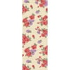A. E. Nathan 23" x 8" Printed Crepe Red Beige Fabric, 1 Each