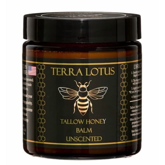 Crema hidratante Terra Lotus de sebo orgánico de ternera alimentada con pasto