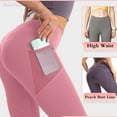 thumbnail image 2 of High Waist Women Joggers Plus Size Women Pants Squat Proof Yoga Capri Leggings with Side Pockets Peach Butt Workout, 2 of 6