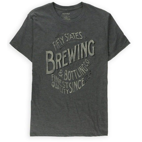 Sonoma Life Style Mens American Brewing Graphic T-Shirt