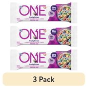 (3 pack) ONE Brands Fruity Cereal Flavored Protein Bar, 20g Protein, 2.12 oz