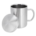 thumbnail image 3 of Taza de acero inoxidable, taza de acero inoxidable con taza para niños, rendimiento comprobado, 3 of 12