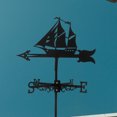 thumbnail image 6 of MLINS  Metal Direction Vane Weather Wind Decorations for outside Black, 6 of 6
