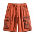 thumbnail image 1 of Birdeem Mens Plus Size Cargo Shorts Multi-Pockets Relaxed Summer Beach Shorts Pants, 1 of 1