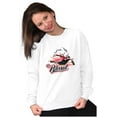 thumbnail image 4 of Airbrushed Olive Oyl Blessed Cartoon Women Plus Size Crewneck Sweatshirt Brisco Brands 4X, 4 of 5