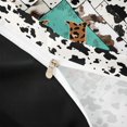 thumbnail image 4 of meiyoeat Farmhouse Cow Initial Twin Duvet Cover For Boys,Rustic Leopard Monogram Print Design Twin Bedding,Black Reversible,2-Piece,1 Duvet Cover and 1 Pillowcase, 4 of 6