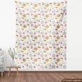 thumbnail image 3 of Ambesonne Floral Fabric by the Yard Upholstery, Spring Themed Foliage, 5 Yards, Multicolor, 3 of 4