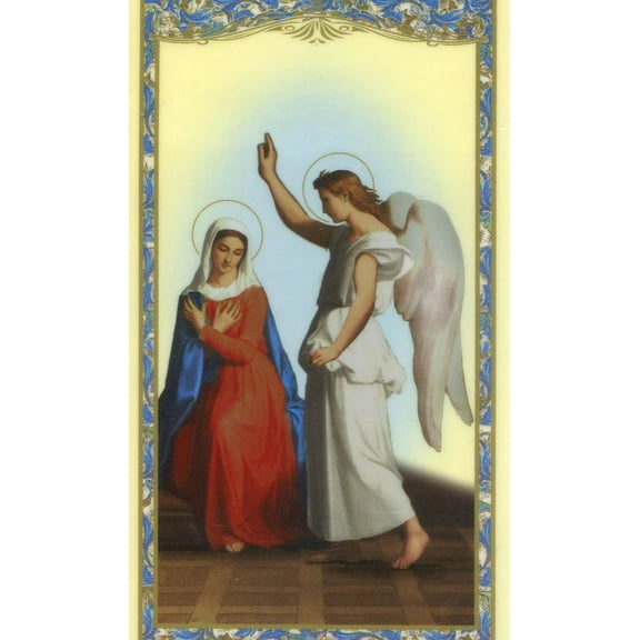 The Angelus N holy card - laminated - Pack of 25