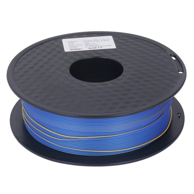 Filamento De Impresora 3D, Filamento De Impresión 3D De 1,75 Mm Filamento Tricolor Material De Impresión Consumible Para Elaboración De Modelos Para Impresora 3D