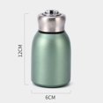 thumbnail image 2 of 6.76 oz Stainless Steel Water Bottle, Small Insulated Bottle Leak Proof Sport Tumbler Cup Hot and Cold Water Bottle for Milk Tea Coffee Juice Green, 2 of 9