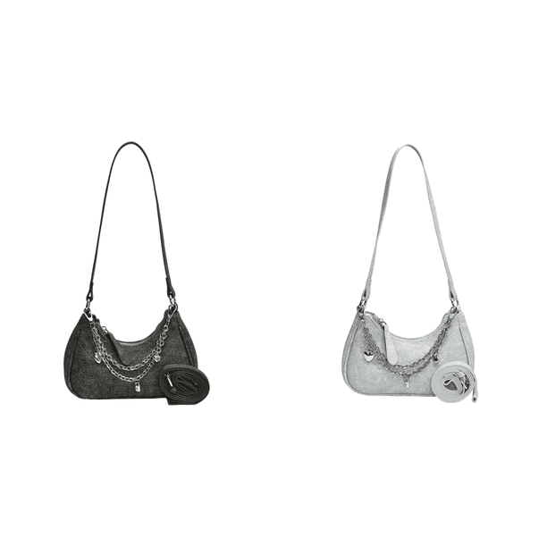 Bolso Hombro para Mujer Con Cadena Bandolera PU Viajes ()