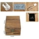 thumbnail image 3 of Set de regalo de piedras para whisky y vaso de whisky, 8 piedras para whisky, 1 vaso de whisky de cristal en caja de madera, 3 of 7