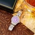thumbnail image 4 of Pre-Owned Rolex Datejust 26MM 69160 Purple Diamond Dial Diamond Bezel Stainless Steel Oyster Bracelet, 4 of 9