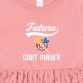 thumbnail image 4 of Inktastic Future Dart Player Girls Baby Dress, 4 of 5