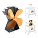 thumbnail image 3 of Ventilador para chimenea accionado por calor trapezoidal vertical de 4 aspas ANGGREK  Otros, 3 of 8