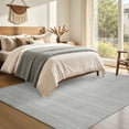 thumbnail image 3 of VUNATE 9'x12' Area Rugs for Living Room Washable Rugs Boho Moroccan Area Rug Soft Neutral Geometric Bohemian Carpet Distressed Indoor Rug for Bedroom Dining Room Office Nonslip Rug Light Gray, 3 of 7