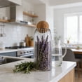 thumbnail image 4 of Glass Storage Jars 1-Piece Clear Glass Storage Jar Sealed Container for Coffee Grains Snacks Kitchen Pantry Organization Rkxzt, 4 of 8