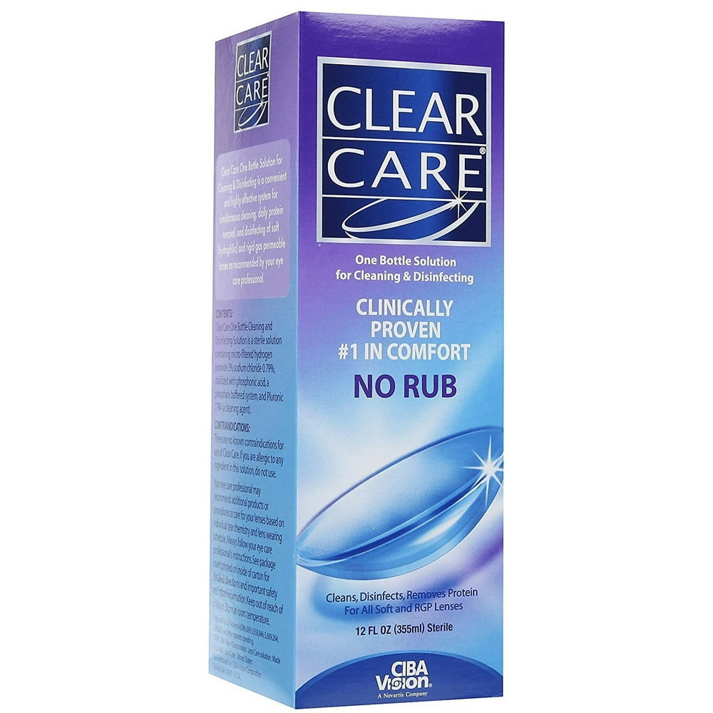 Clear Care Triple Action Cleaning, Clinically Proven 1 In Comfort No