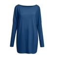 thumbnail image 7 of Rigardu Oversized T Shirts for Women Tunic Tops To Wear with Leggings Long Sleeve Fall Sweaters Tops Loose Fit T Shirts for Women, 7 of 7