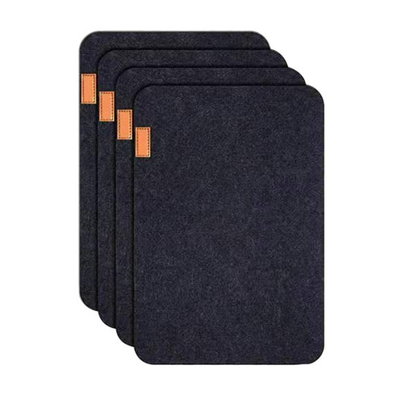 Felt Placemats Placemat Heat Resistant Placemats Water- Wicking- Friendly Washable Multi- Mat Place Mats for Dinning Table Kitchen Decorative