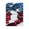 thumbnail image 4 of Mens Graphic Tank Top Muscle Workout Beach Sleeveless Shirt, US Flag, Size: XL, Spicy Tuna, 4 of 5