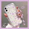 thumbnail image 2 of Samsung A05 A34 A14 A04 A54 A04s A04E A24 A23 A13 A03 A52 A52s A03s A02s A12 A22 A51 A32 A50 A30s Hermosos Tulipanes 3D Ondulado Borde Curvo Funda De Teléfono Con Cadena Suave Cubierta Transparente, 2 of 4