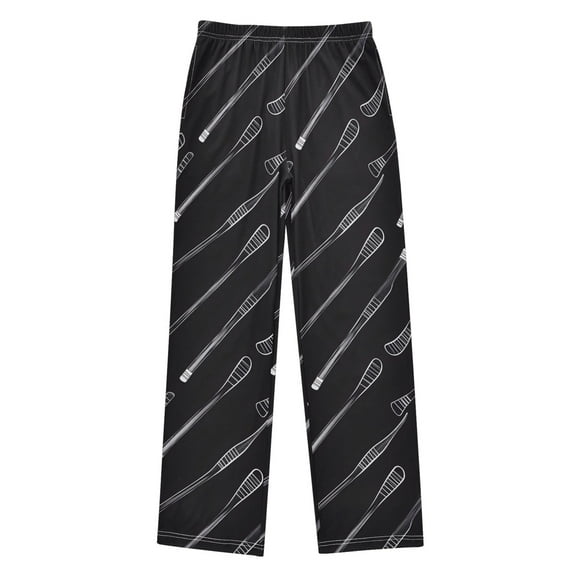 joogoo Hockey Sticks Pajama Pants Pj Bottoms Sleepwear Lounge L