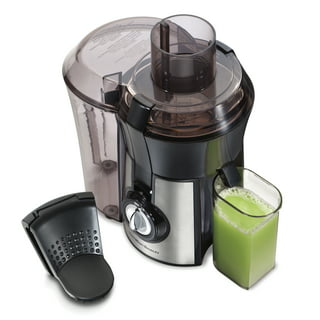 Hamilton Beach Juicer Machine, Big Mouth Large 3€ Feed Chute, Black &  Electric Vegetable Chopper & Mini Food Processor, 3-Cup, 350 Watts, for  Dicing