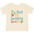 thumbnail image 3 of Inktastic My Aunt in Louisiana Loves Me Boys or Girls Baby T-Shirt, 3 of 5