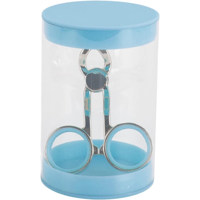 Enhanced Precision Lens Eyelid Stretcher with Storage Case, Portable Stainless Steel, Ergonomic Design, Silicone Strips for Accurate Placement (Blue)