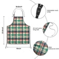 thumbnail image 3 of Multi Color Checkerboard Checkered Pattern Kids Aprons for Girls and Boys,Adjustable Neck Strap Toddler Aprons for Kids Cooking Baking, 3 of 6
