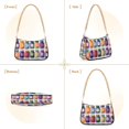 thumbnail image 7 of FORMRS Womens Shoulder Bag with Chain Strap Clutch Purse Cute Tote Handbag, Blue Jam Jars, 7 of 7