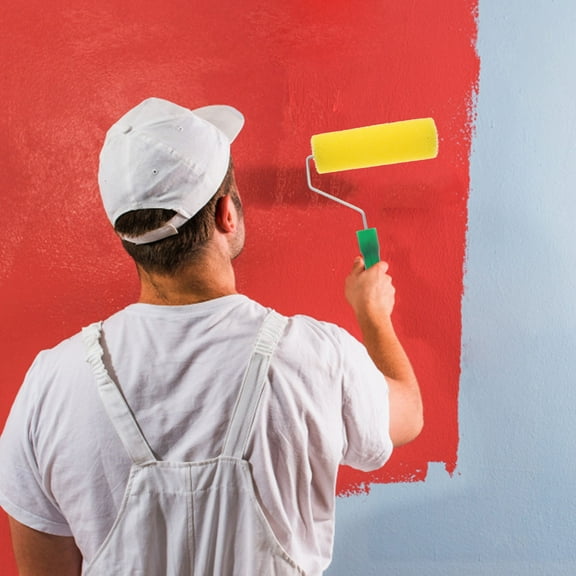 WHAMVOX Texture Paint Roller For Walls Paint Texture Roller Texture Roller Paint Roller Sponge Roller Paint Brush For Painting House (Large Texture)
