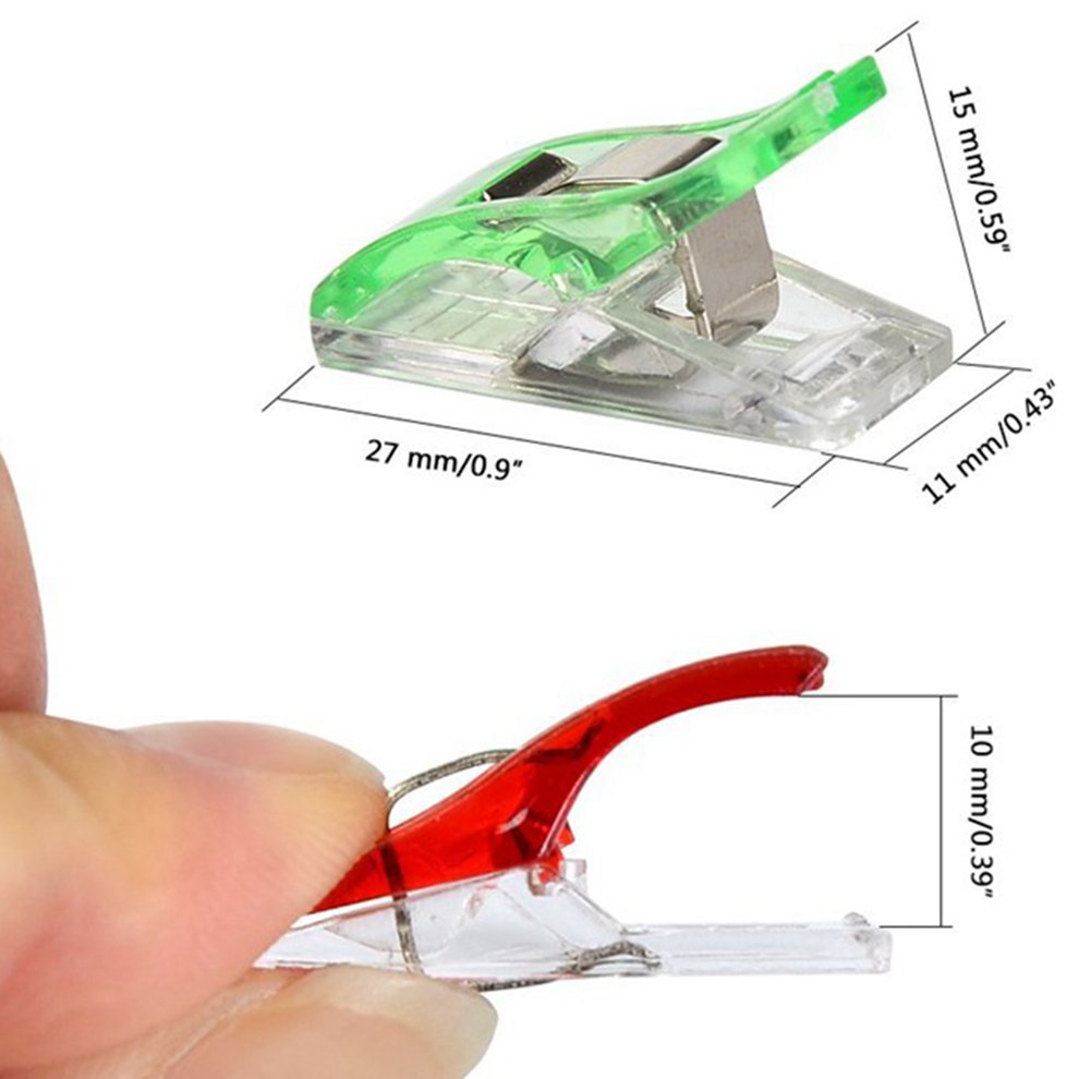 Colorful Sewing Craft Quilt Binding Sewing Clips Plastic Clips Clamps