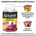 thumbnail image 2 of Airborne 750mg Vitamin C Immune Support Gummies, Blueberry Pomegranate, 63 Count, 2 of 9