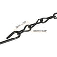 thumbnail image 4 of Uxcell 100cm Extension Link Adjustable Double S Shaped Hooks Hanging Chains Black 4 Pack, 4 of 7