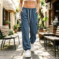 thumbnail image 7 of Lopecy-Sta Pants for Women Cargo Jogger Pants Elastic Drawstring Waist Multi Pockets Loose Fit Street Style Athletic Trousers for Spring Fall, 7 of 7