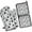 Grey Dog Paw, variant on German Shorthaired Pointer Kitchen Oven Mitt and Pot Holder Sets 2 Pcs for Baking, Cooking and Grilling, Heat Resistant Up To 392 °F