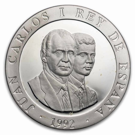 1990-1992 Spain Silver 2000 Pesetas Olympics BU/Proof