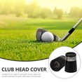 thumbnail image 3 of WRISTBIQUE 2Pcs Practical Golf Ferrules Black Lightweight Plastic Golfs Club Protection Sleeves, 3 of 8