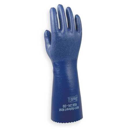 Chemical Resistant Glove, 14 L, Sz 10, PR SHOWA