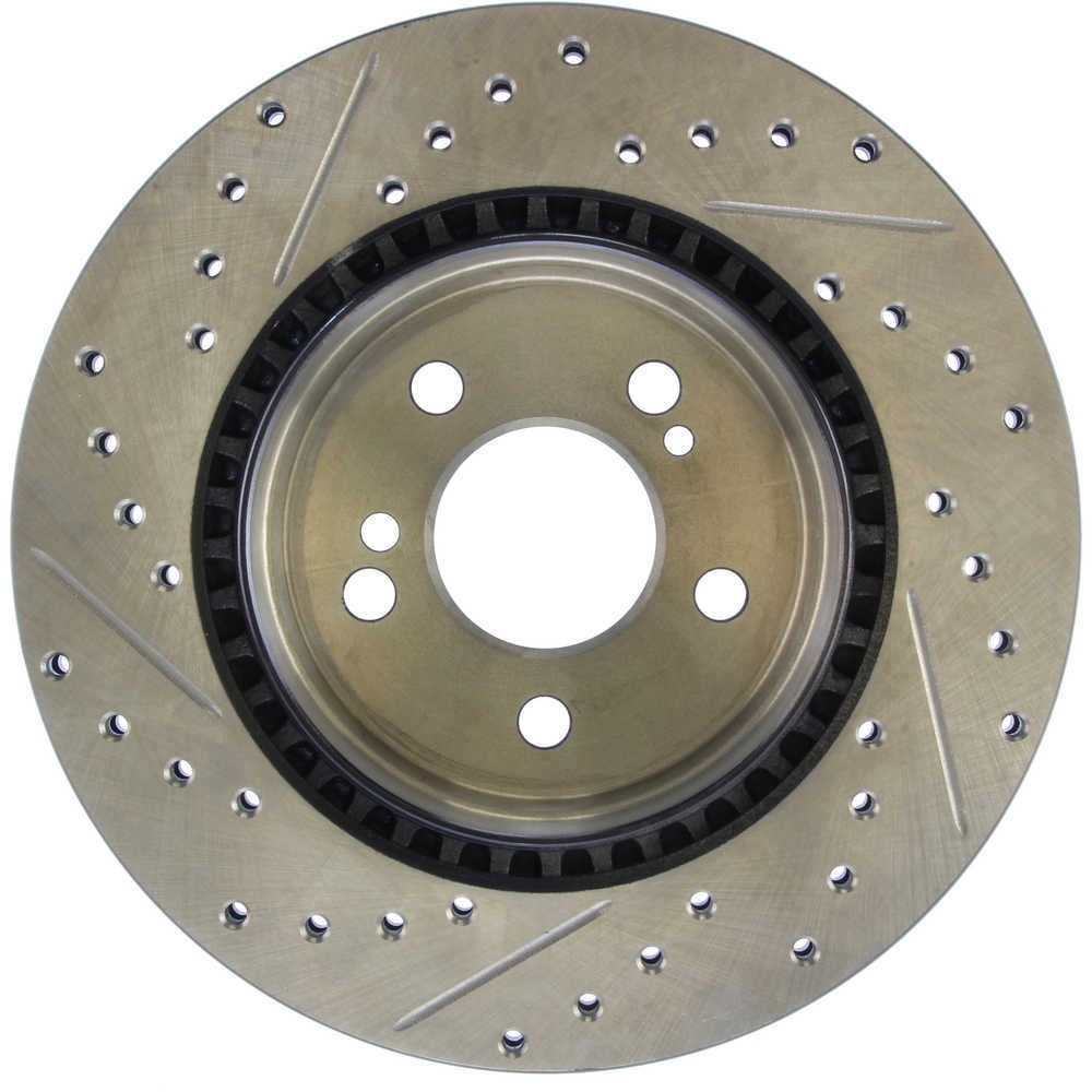 CENTRIC PARTS - SLOTTED-DRILLED Fits select: 1994-2002 MERCEDES-BENZ SL, 1993 MERCEDES-BENZ 600