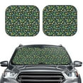 thumbnail image 2 of Goofa Crocodile And Oranges Pattern 2 Piece Car Windshield Sun Shade Foldable | Front Windshield Shade for Sun, Heat and UV Rays | Sunshade for Car Front Window-Medium, 2 of 7