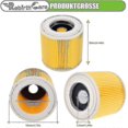thumbnail image 5 of 2 Pack Cartridge Filter For Wd3 Premium Wd2 Wd3 Wd3p Wd3 Mv2 Mv3 Filter Wd3 Replacement Filter For Krcher Vacuum Cleaner 6.414-552.0/6414552, 5 of 5
