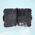 thumbnail image 4 of Cajas De Aparejos De Pesca Caja De Almacenamiento De Plástico Para Cebo 26 Compartimentos Cubierta Transparente Duradera Portátil Organizador De Señuelos Para Pescadores Negro, 4 of 7