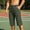 A229 Army Green, variant on Men's Cargo Shorts Below Knee Capri Pants Quick Dry Lightweight Casual Summer Bottoms Elastic Waist Drawstring with Multi-Pockets for Hiking Outdoor Fishing Workout Golf