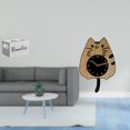 thumbnail image 2 of Organizador remoto y reloj de pared con diseño de gato para mesa, mesita de noche, sofá, oficina, cocina, hogar, decoración colgante s, 2 of 8
